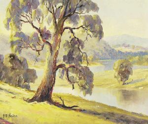 Henri R. Nolte: UNTITLED; A MEANDERING RIVER