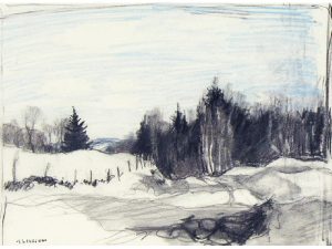Frederick Simpson Coburn: UNTITLED; WINTER LANDSCAPE