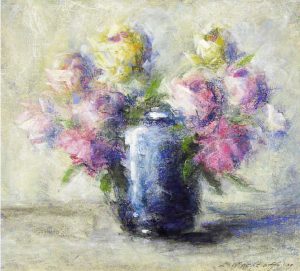 Leonid Gechtoff: UNTITLED; FLORAL STILL LIFE