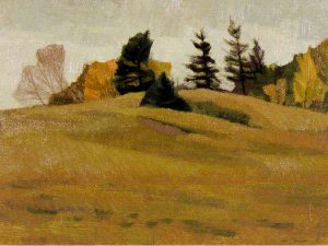 Alan Caswell Collier: OCTOBER AFTERNOON, WEST OF BARRY’S BAY, ONT., ON POOD’S FARM