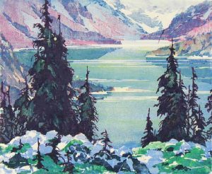 Barbara Harvey Leighton: MORAINE LAKE