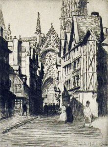 Frank Milton Armington: RUE DE L’EPICERIE, ROUEN