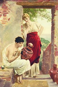 Friedrich Paul Thumann: UNTITLED; THE POTTERY DECORATOR