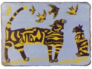 Maxwell Bennet Bates: CATS AND BIRDS