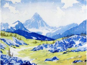 Barbara Harvey Leighton: SPRING, MOUNT ASSINIBOINE