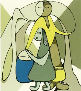 Daphne Odjig: FETCHING WATER