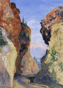 Aleen Aked: UNTITLED; SINCLAIR CANYON   |  UNTITLED: MOUNTAIN CANYON