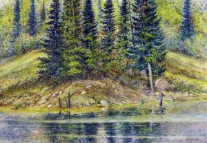 Lawrence Nickle: SPRUCE AND POND