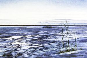Jean Pilch: WINTER FIELDS  |  REFLECTIONS  |  SNOW PATTERNS
