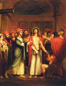 Rudolf Epp: UNTITLED; THE JUDGEMENT OF JESUS BY CAIAFA