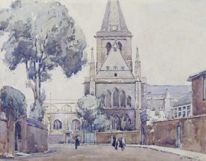 Alfred Crocker Leighton: UNTITLED; CATHEDRAL