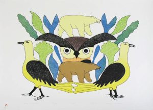 Kenojuak Ashevak: bears AND MY BIRDS