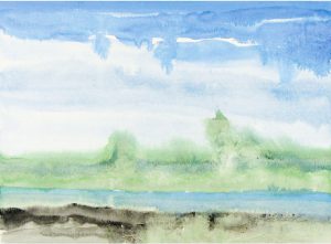 Arthur Fortescue McKay: UNTITLED; LANDSCAPE WITH STREAM