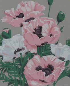 Alfred Joseph Casson: PINK AND WHITE POPPIES