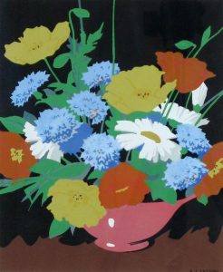 Alfred Joseph Casson: FLOWERS IN A PINK BOWL