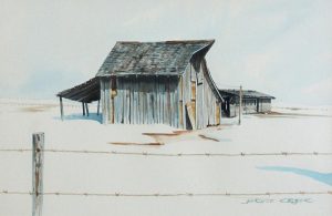 Bruce Cryer: FARM BUILDINGS, WINTER
