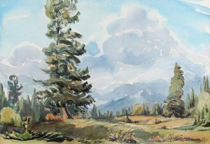 Margaret Dorothy Shelton: CLOUDY DAY IN THE FOOTHILLS