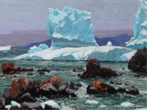 Horace Champagne: BIG VISITORS FROM GREENLAND! (GROUNDED AT LITTLE HARBOUR, TWILLING GATE, NEWFOUNDLAND)
