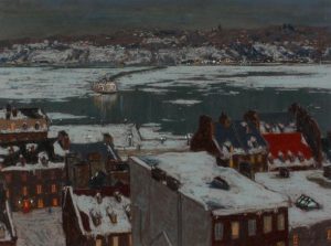 Horace Champagne: MILD WINTERS CROSSING (LEVIS FERRY TO QUEBEC)
