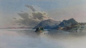 Angelos Giallinas: PONTIKONISI ISLAND AS VIEWED FROM VLACHERNA (CORFU)