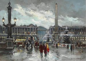 Antoine Blanchard: PLACE DE LA CONCORDE