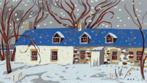 Alexander Young Jackson: HOUSES IN SNOWFALL