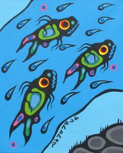 Norval Morrisseau: CYCLE OF SALMON