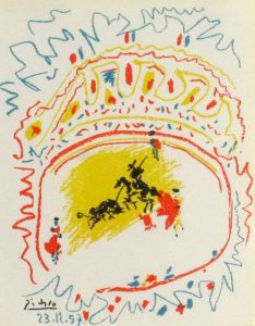 Pablo Picasso: LA PETIT CORRIDA (THE SMALL BULLFIGHT)