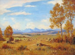 Roland Gissing: HARVEST IN THE FOOTHILLS