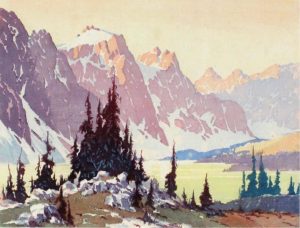 Barbara Harvey Leighton: MORAINE LAKE