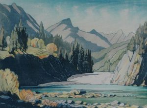 Margaret Dorothy Shelton: BOW FALLS, BANFF