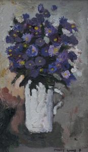 Molly Joan Lamb Bobak: A JUG OF FLOWERS