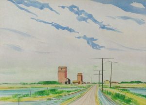 Robert Newton Hurley: GRAIN ELEVATORS AND SUMMER SKIES