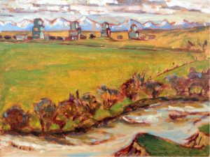 Robert F. M. McInnis: VIEW WEST FROM HIGHFIELD FARM, ALTA