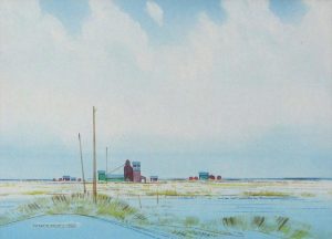 Robert Newton Hurley: PRAIRIE FARMS AND GRAIN ELEVATOR