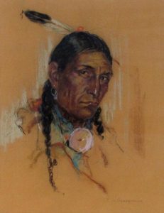 Nicholas de Grandmaison: PORTRAIT, SACRED OWL (NATOI’SEPISTO, PEIGAN)