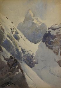 Frederic Marlett Bell-Smith: A SNOW FILLED COL