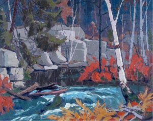 William Parsons: WOODLAND STREAM, OFF BUCKSLIDE RIVER, HALIBURTON