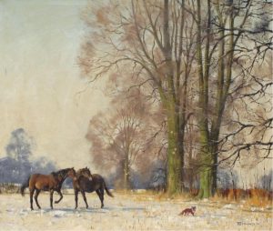 William Robert Jennings: WINTER AT ENVILLE, STAFFORDSHIRE