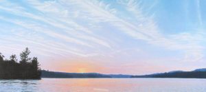 Dan Werstuk: SUNSET, BURNT ISLAND LAKE