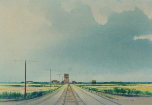 Robert Newton Hurley: PRAIRIE SUNSET