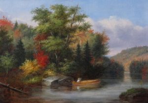 Cornelius David Krieghoff: AUTUMN, LAKE ST. CHARLES