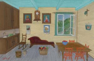 Edith Marie Bouchard: INTERIOR OF THE HOUSE