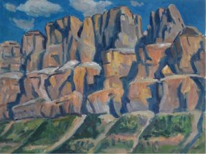 Jack Beder: RAMPARTS, MOUNT EISENHOWER, BANFF NATIONAL PARK