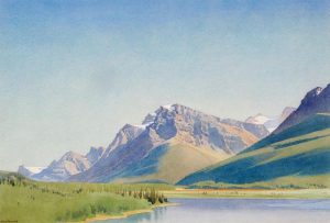 Walter Joseph Phillips: WATERFOWL LAKE