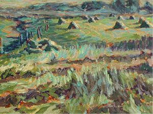 Herbert Otto Sellin: BALE STOOKS (BRAGG CREEK, ALTA)