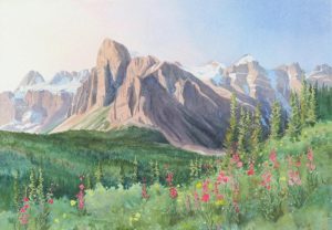 Yvonne Ross: ON THE WAY TO MORAINE LAKE