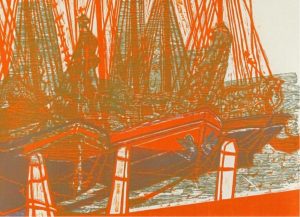 Alistair Macready Bell: RED QUAYSIDE