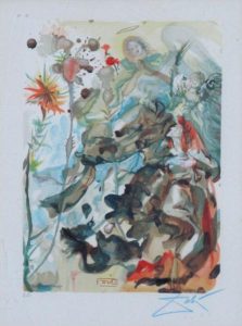 Salvador Dali: HEAVEN CANTO #26 (from the popular edition of “The Divine Comedy)