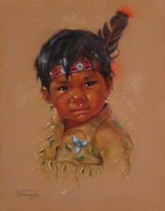 Dorothy Marie Oxborough: PORTRAIT OF A YOUNG NATIVE BOY
